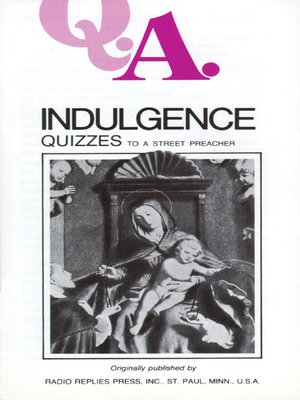 cover image of Indulgence Quizzes